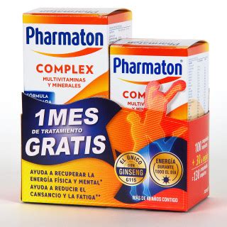 Opiniones sobre Pharmaton Complex PACK comprimidos Sin marca Farmacia Jiménez