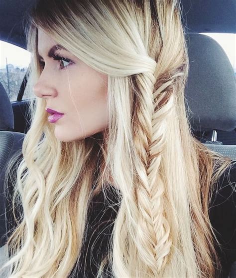 More images for how to make fishtail hairstyle » How To Fishtail Braid | Super Easy Fishtail Braid Tutorial