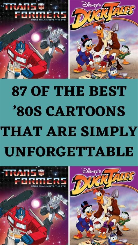 50 Of The Best ‘80s Cartoons That Are Unforgettable Best 80s Cartoons