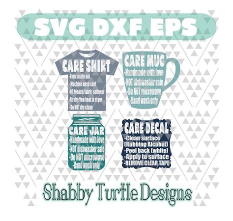 Care Cards Svg Dxf Eps Cutting File Cricut Cut File Etsy