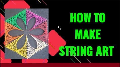 How To Make String Art Youtube