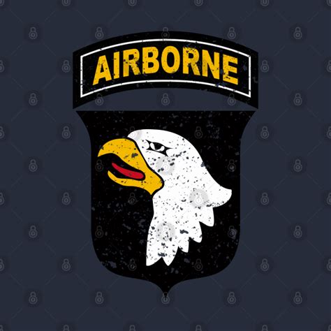 101st Airborne Division Screaming Eagles Vintage Insignia 101st