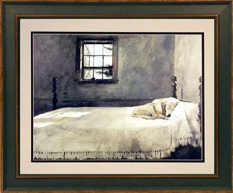 One Of My Favorite Artists Andrew Wyethdog On Bed Master Bedroom