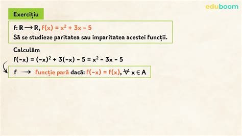 Util Funcții Pare Funcții Impare Matematica Clasa A 9 A