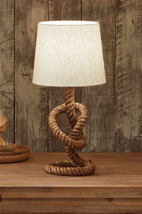 Buy Martindale Rope Knot And Jute Table Lamp By Pacific From The Next Uk