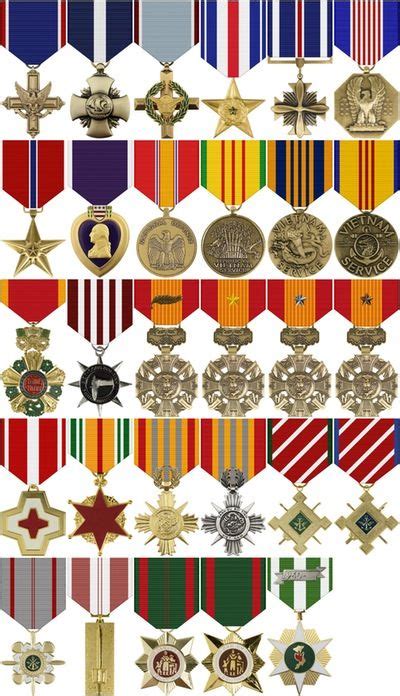 Veitnam War Medals Us And Vietnam Awards Us Military Medals