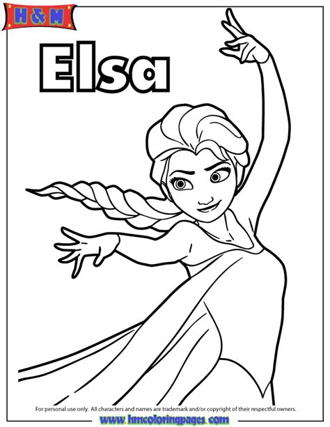 Printable Elsa Coloring Pages Pdf
