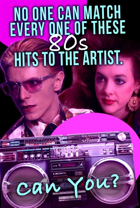 Quiz No One Can Match Every One Of These 80s Hits To The Artist Can