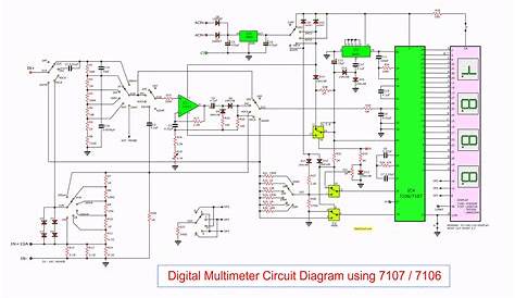 Digital Power Meter Circuit Diagram