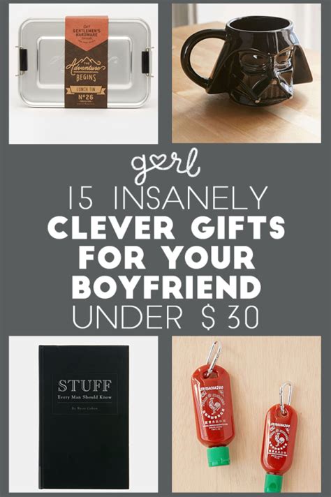 Whether you've been dating your boyfriend for two months or five years, it never gets easier to shop for them. 15 Insanely Clever Gift Ideas For Your Boyfriend All Under ...