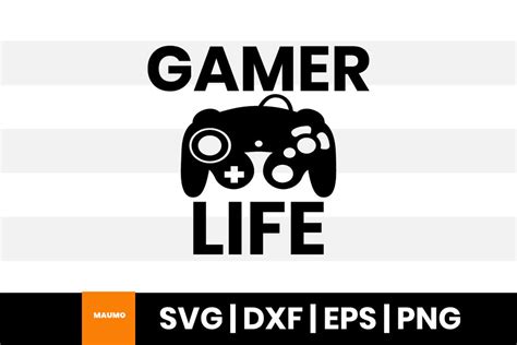 Gamer Life Gaming Svg Quote So Fontsy