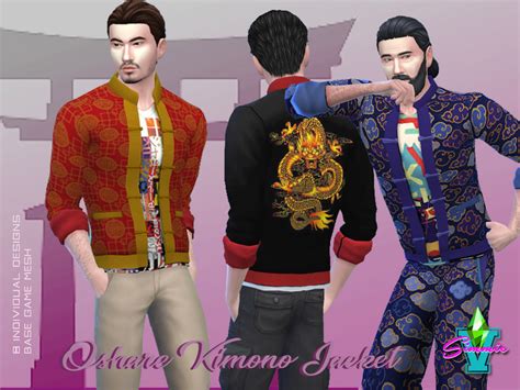 The Sims Resource Simmiev Oshare Kimono Jacket