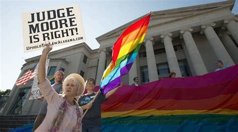 Alabama Justice Off Bench For Defying Feds On Gay Marriage World News