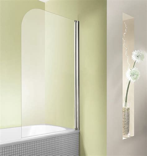 Soll sich die dusche in einer nische befinden, reicht meist schon eine einzelne drehtür aus. Duschwand Badewanne 65 x 160 cm Duschabtrennung Höhe 160 ...