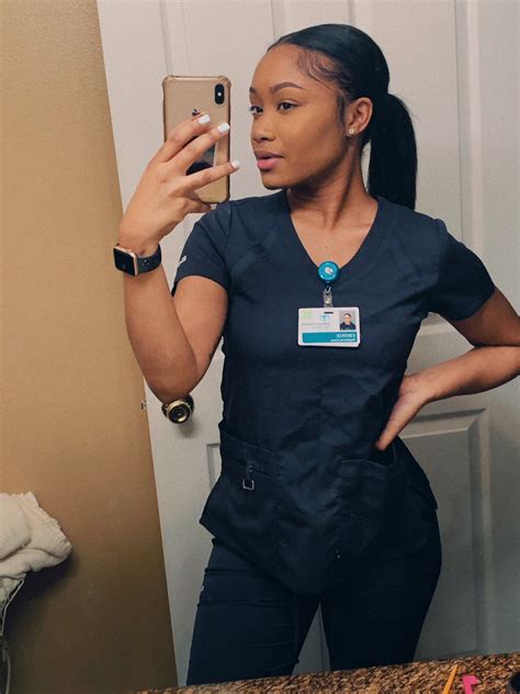 Cute Scrubs Uniform Nurse Outfit Scrubs Nursing Goals Nursing School Tips Medical School