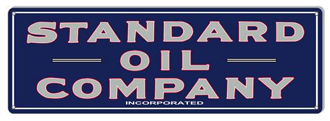 Large Standard Oil Company Reproduction Motor Oil Sign 8x24