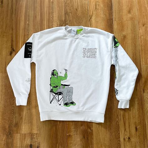 Laro Lagosta X Zara Collab Sweatshirt Jumper Hoody Sweater RARE Mens