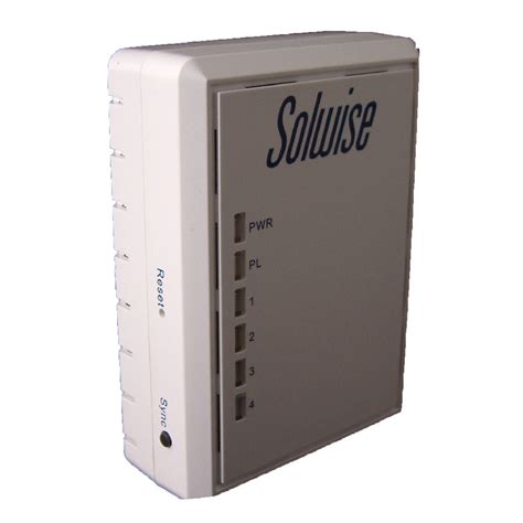 Solwise Homeplug Av With 4 Ethernet Ports Pl 200av 4pe Solwise Ltd