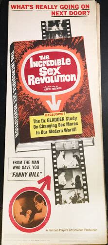 The Incredible Sex Revolution 65 Cult Classic Original Insert Film