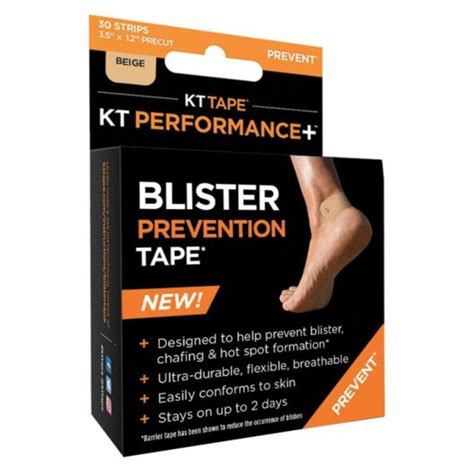Kt Tape Blister Prevention Tape Beige Shop Foot Care At H E B