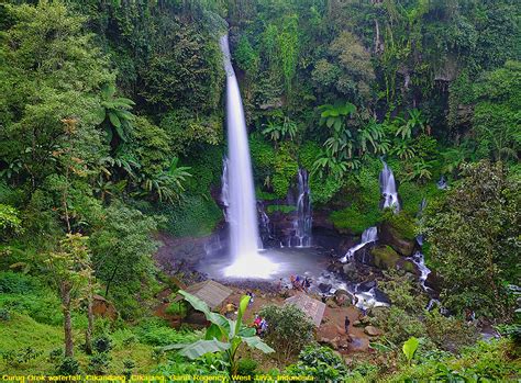 Curug Orok Waterfall Cikandang Cikajang Garut Regency West Java