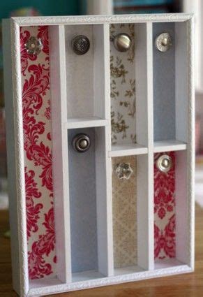 An old box of wine or a wooden crate is totally going to steal the show when housing two glass bottles, and. make your own necklace organizer easily with a few old ...