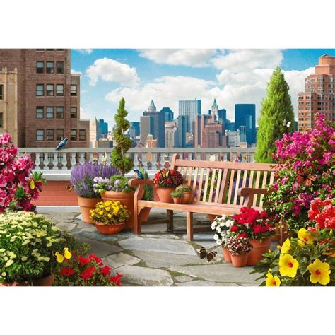 Ravensburger Rooftop Garden Large Format Jigsaw Puzzle 500pc In 2023