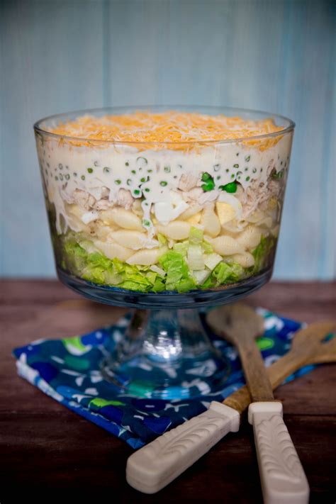 At least that's what i'm told. Pile up this impressive main-dish salad in a trifle dish ...