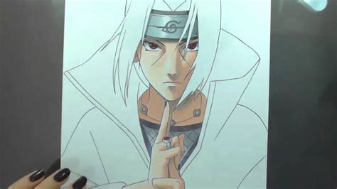 Speed Drawing Uchiha Itachi Naruto Youtube