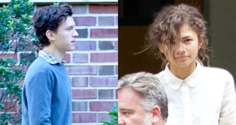 In reality, it is just a fake relationship created by the internet. Tom Holland & Zendaya Film 'Spider-Man' - First Set Photos ...