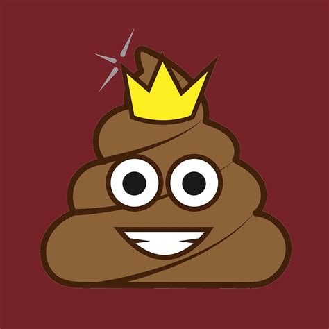 Poop Emoji Crown By Jvshop Redbubble