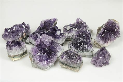 Dark Purple Amethyst Crystal Clusters Uruguay For Sale