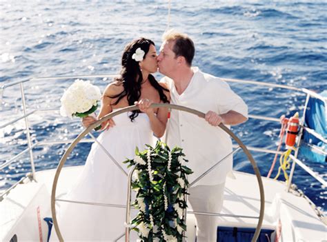 See more ideas about boat wedding, wedding, boat. Maui, Hawaii Destination Wedding on a Boat - The ...