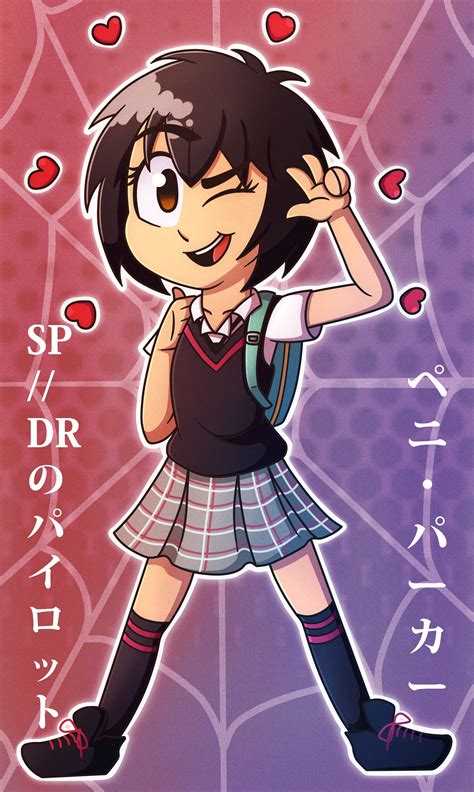 Peni Parker From Spider Man Into The Spiderverse By Ink Uru On Newgrounds