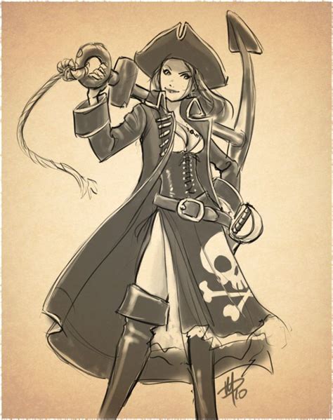 Pirate Woman Pirate Art Pirate Hat Drawing