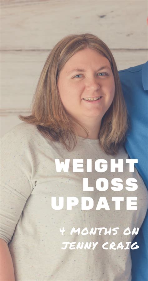 Weight Loss Update 4 Months On Jenny Craig The Shirley Journey