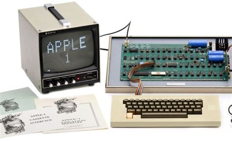 Rare Apple 1 Computer Sold At Auction For 130000 Gazette Review