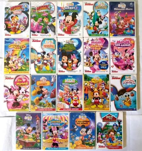 Dvd Colecao A Casa Do Mickey Mouse 23 Dvds Original Frete grátis