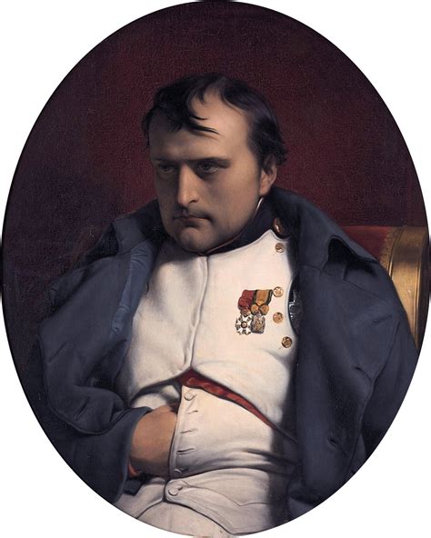 Napoleon was born on 15th august 1769 at ajaccio on the island of corsica. File:Napoleon at Fontainebleau, 31 March 1814 by Paul Hippolyte Delaroche (Paris 1797-1856).jpg ...