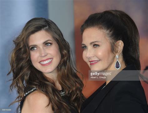 Actress Lynda Carter And Daughter Jessica Altman Arrive For The Lynda Carter Linda Carter