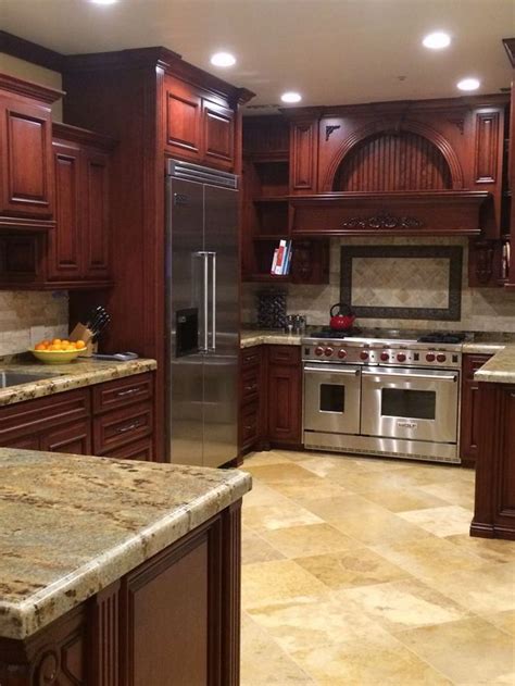 40 Cherry Wood Kitchen Cabinets Options 265