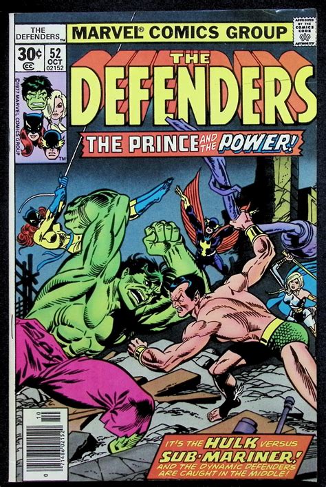 Defenders 52 Comic Books Bronze Age Marvel Superhero Hipcomic
