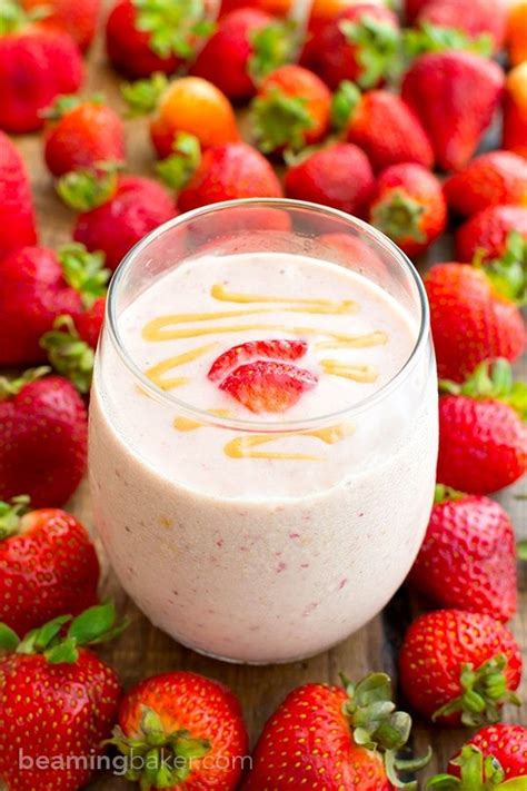 Packed with vegetables, low sugar berries, healthy fats, and vegan plant protein milk! Vegan Strawberry Peanut Butter Smoothie (V, Gluten Free ...