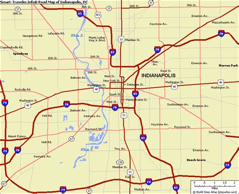 Indianapolis Metro Map