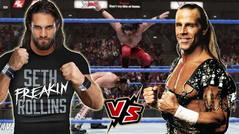 Seth Rollins Vs Shawn Michaels Two Legends Dream Match YouTube
