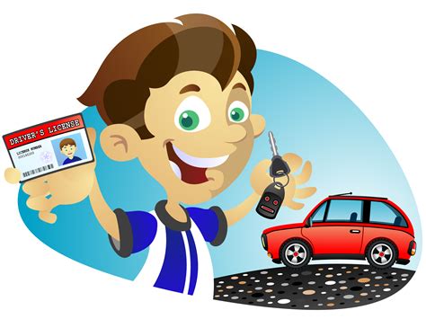 Drivers License Clipart Cartoon Drivers License Cartoon Transparent