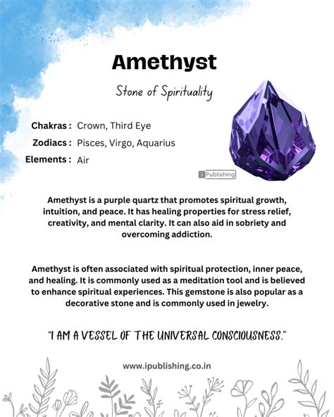 Amethyst Meaning Daily Use And Spiritual Healing Properties Ipublishing