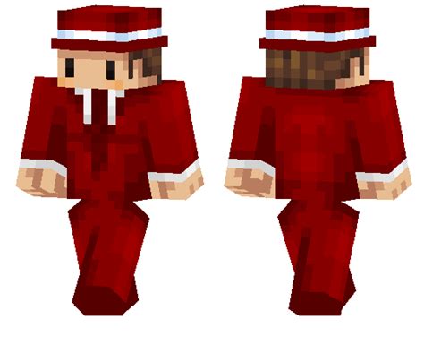 Fancy Red Suit Man Minecraft Pe Skins