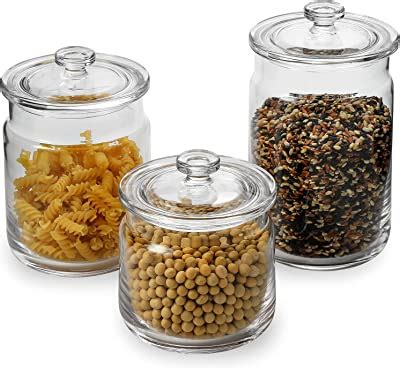 Daitouge Gallon Glass Jars With Lids Large Glass Storage Jars Set