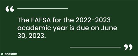 Understanding The Fafsa Deadline Lendstart